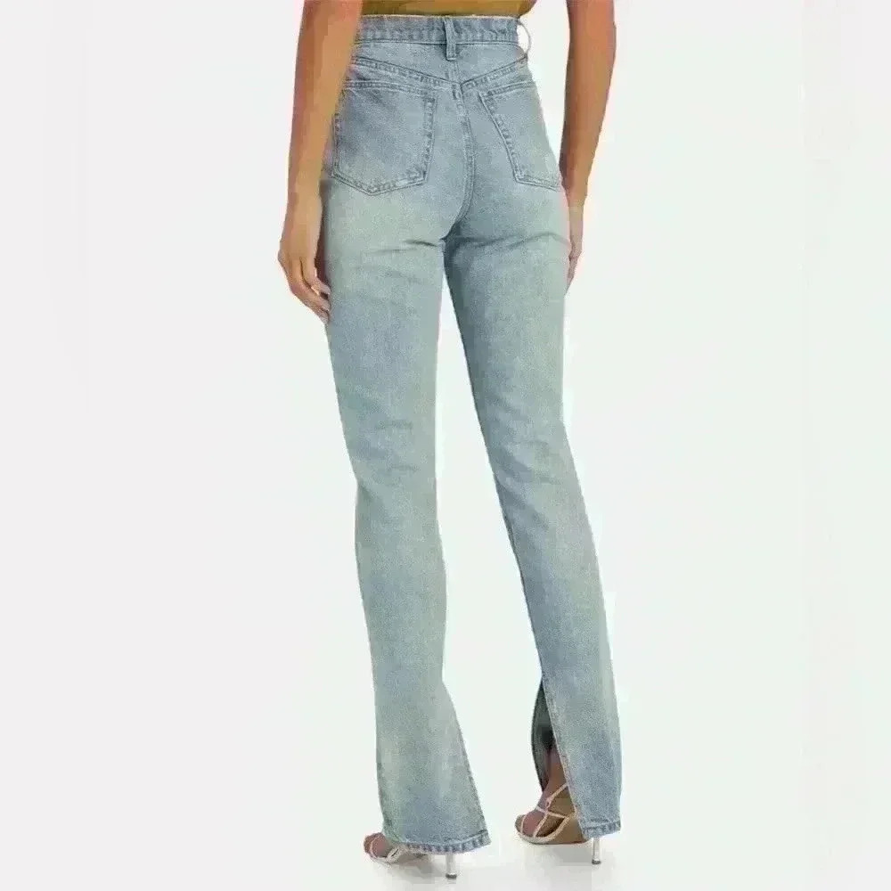 WEWOREWHAT Stiletto Slit Skinny Jeans sz 28 - Picture 12 of 12